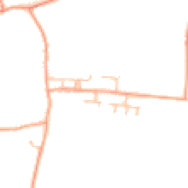 Daytime road noise heatmap for WR7 4SA