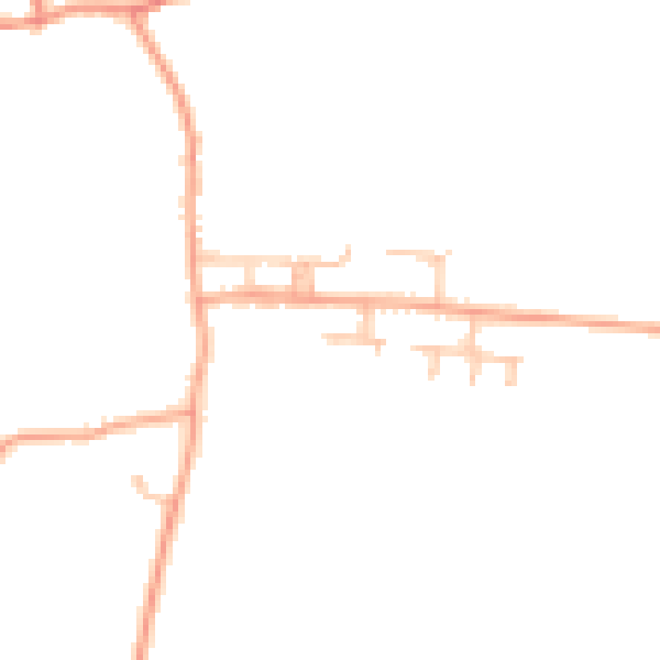Daytime road noise heatmap for WR7 4SB