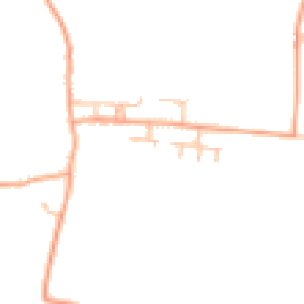 Daytime road noise heatmap for WR7 4SE