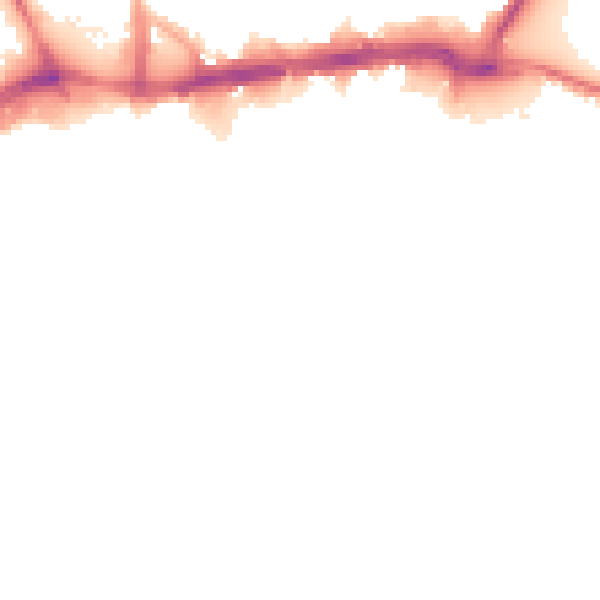 Night-time road noise heatmap for WS1 1DP