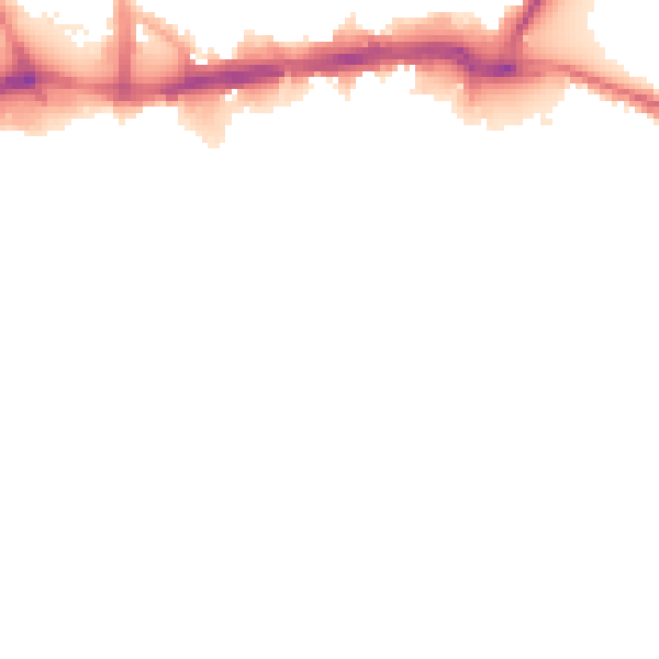 Night-time road noise heatmap for WS1 1EJ