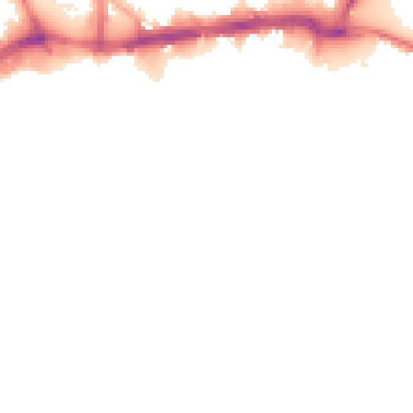 Night-time road noise heatmap for WS1 1EW
