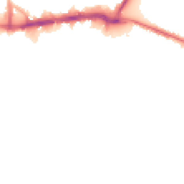Night-time road noise heatmap for WS1 1JQ