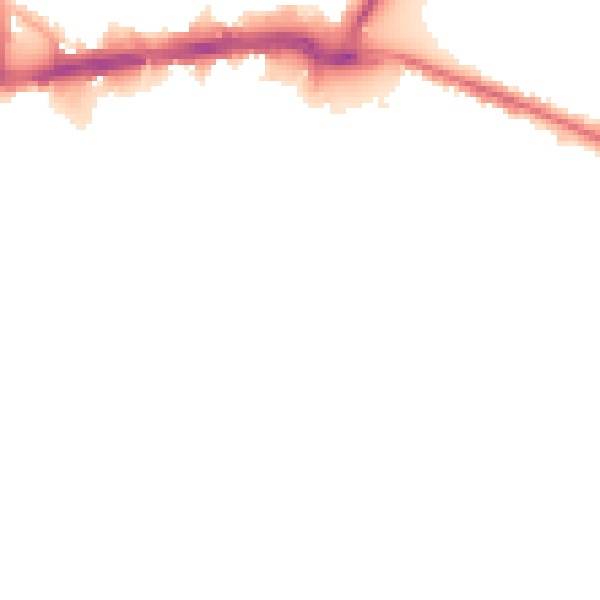 Night-time road noise heatmap for WS1 1JX