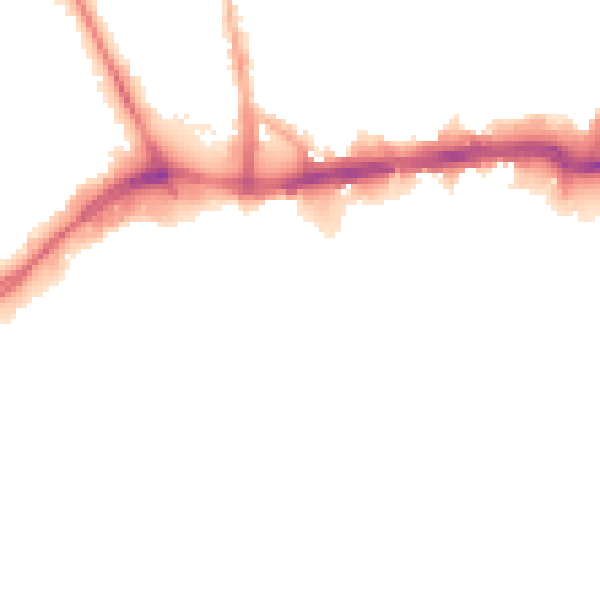 Night-time road noise heatmap for WS1 1NN