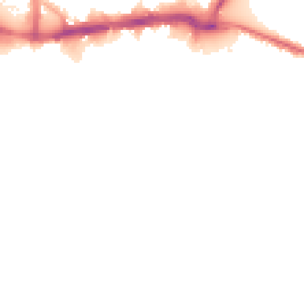 Night-time road noise heatmap for WS1 1QD