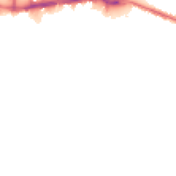 Night-time road noise heatmap for WS1 1QL