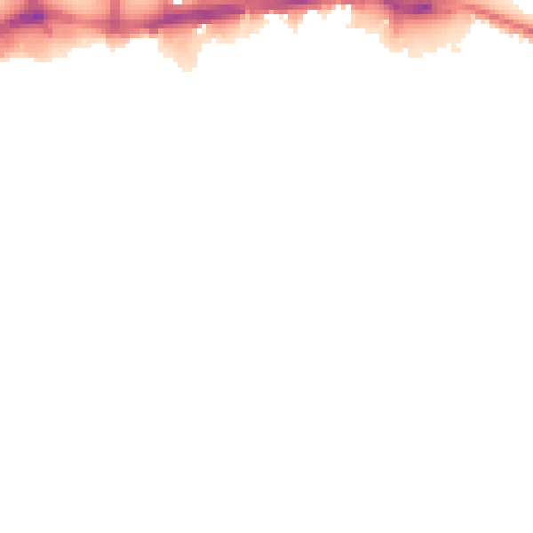Night-time road noise heatmap for WS1 1QZ
