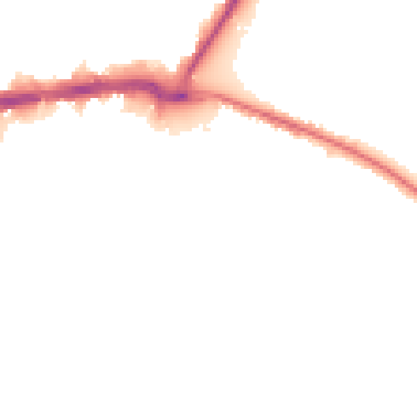 Night-time road noise heatmap for WS1 2AU