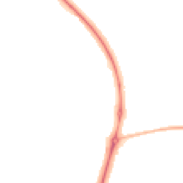 Night-time road noise heatmap for WS1 2DN
