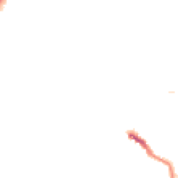 Night-time road noise heatmap for WS1 3RP