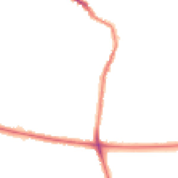 Night-time road noise heatmap for WS1 4BD