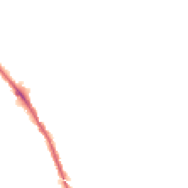 Night-time road noise heatmap for WS3 1ER