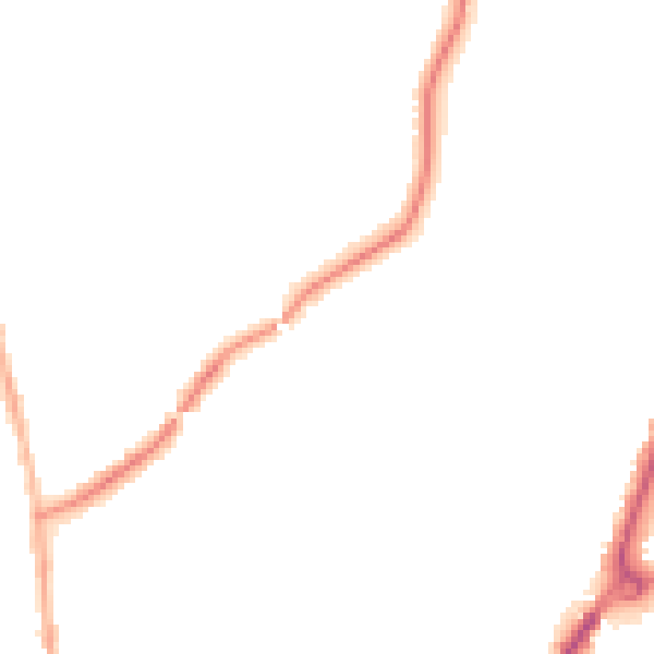 Night-time road noise heatmap for WS3 1PW