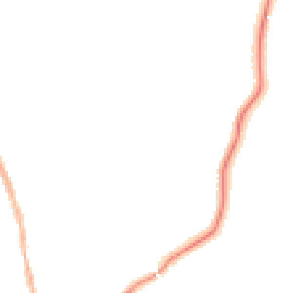 Night-time road noise heatmap for WS3 1TE