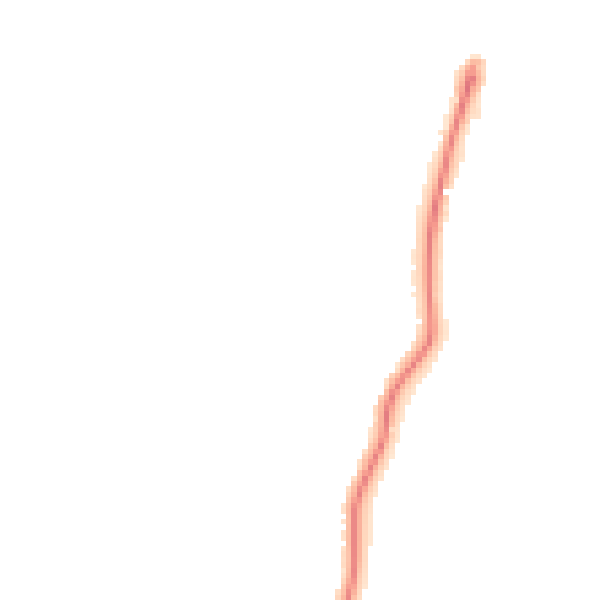 Night-time road noise heatmap for WS3 1TS