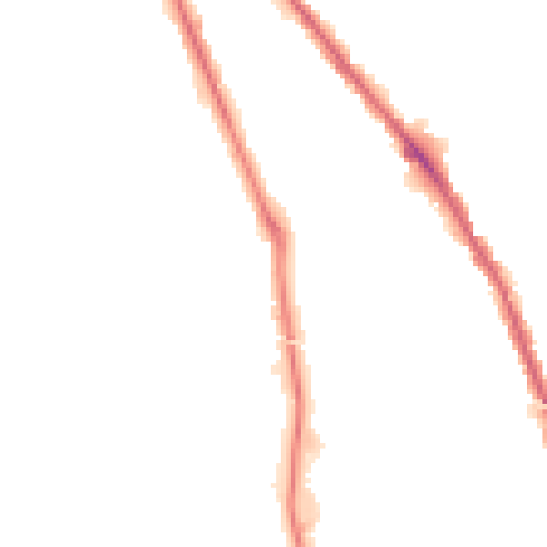 Night-time road noise heatmap for WS3 2AD