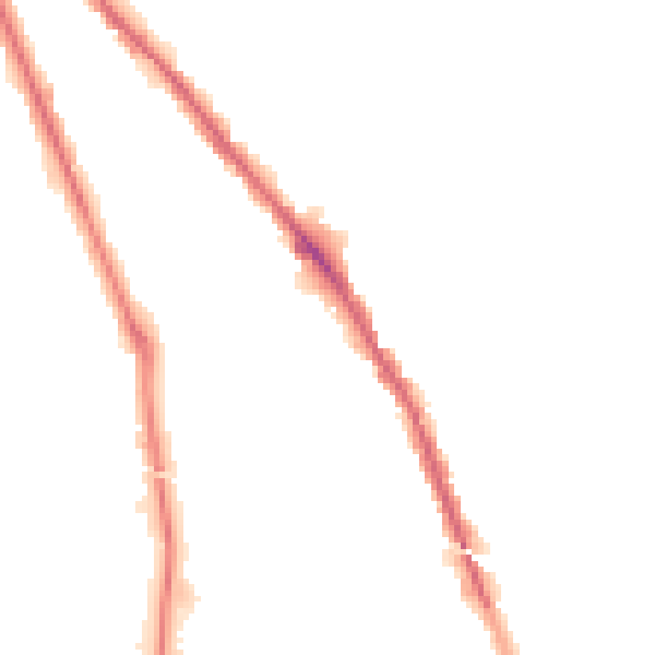 Night-time road noise heatmap for WS3 2AR