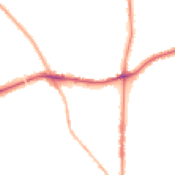 Night-time road noise heatmap for WS3 2HD