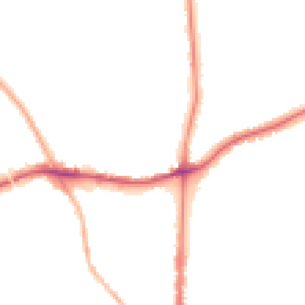 Night-time road noise heatmap for WS3 2LH