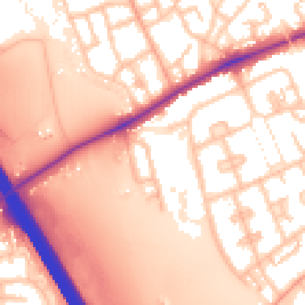 Daytime road noise heatmap for WS3 2ND