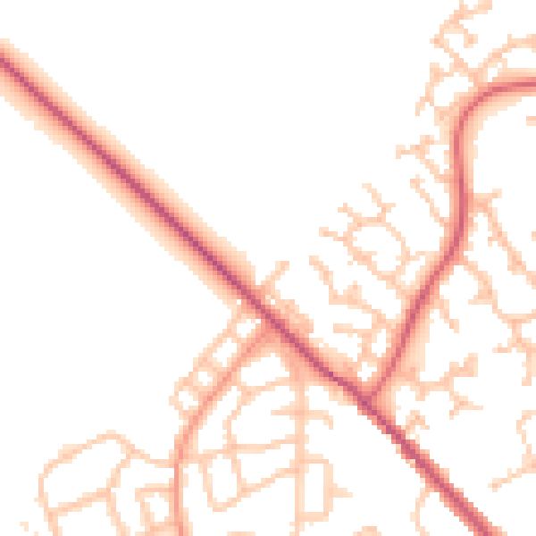 Daytime road noise heatmap for WS3 2PL