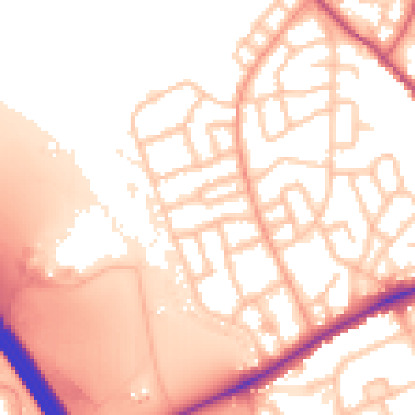 Daytime road noise heatmap for WS3 2RH