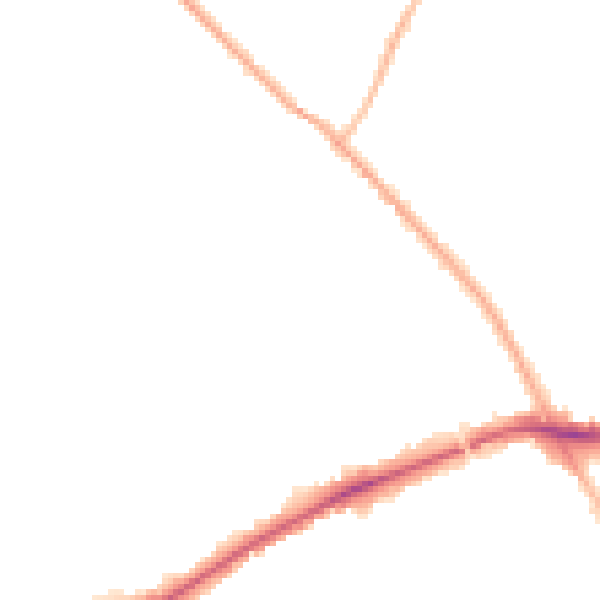 Night-time road noise heatmap for WS3 2ST