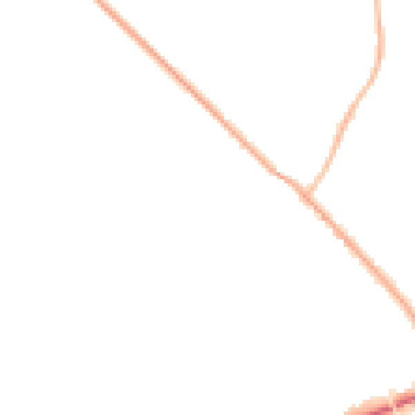 Night-time road noise heatmap for WS3 2TX