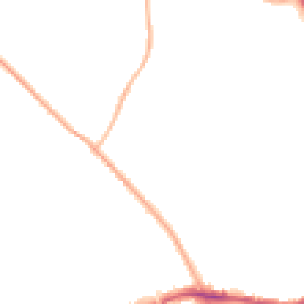 Night-time road noise heatmap for WS3 3UQ