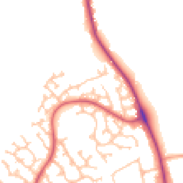 Daytime road noise heatmap for WS3 3XA