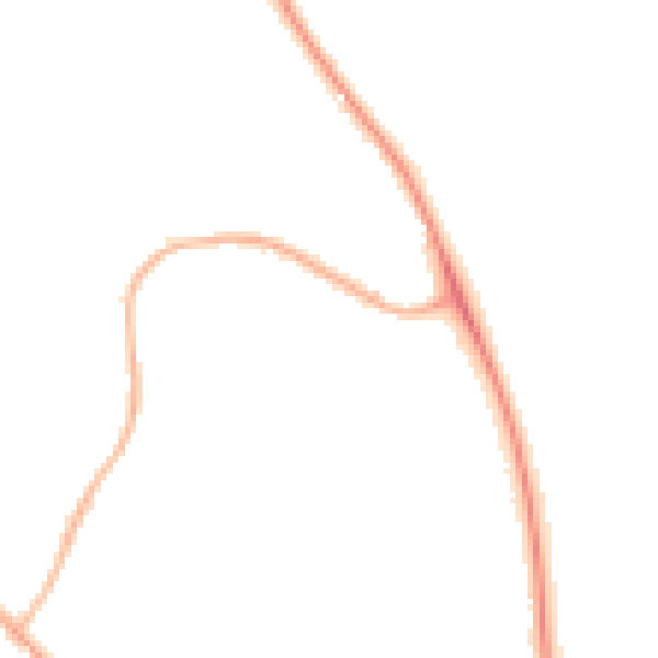 Night-time road noise heatmap for WS3 3XD