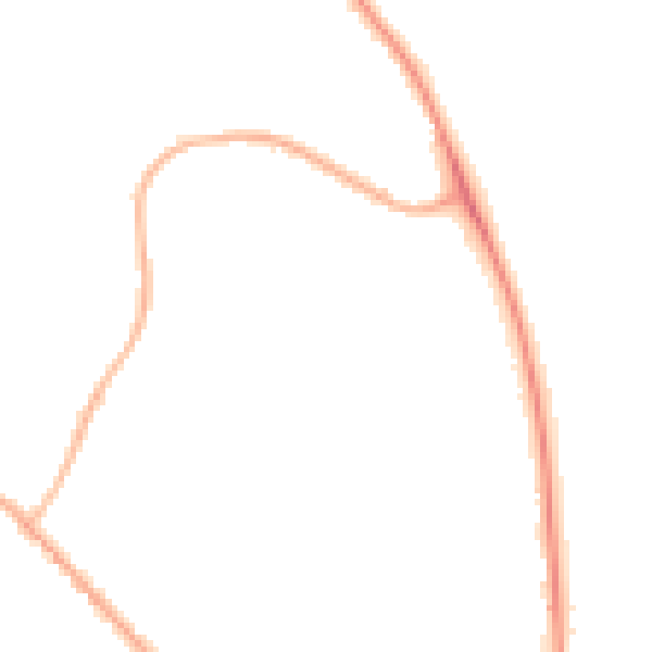 Night-time road noise heatmap for WS3 3XF