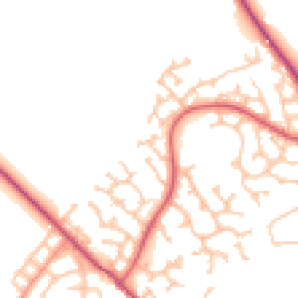 Daytime road noise heatmap for WS3 3YB