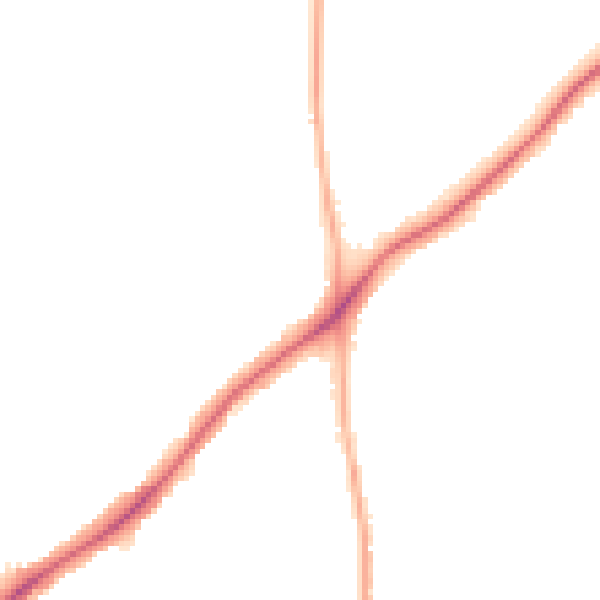 Night-time road noise heatmap for WS3 4AP