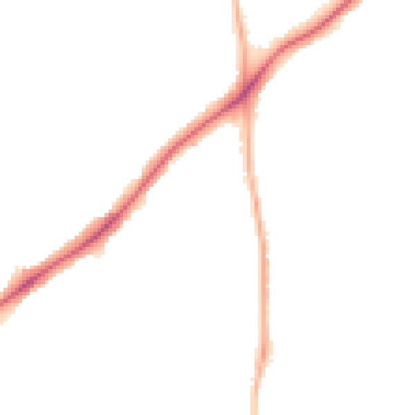 Night-time road noise heatmap for WS3 4PA