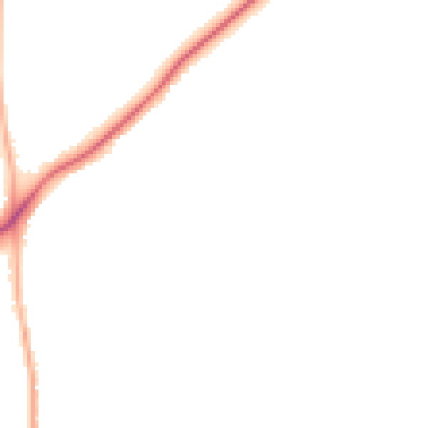 Night-time road noise heatmap for WS3 4PX