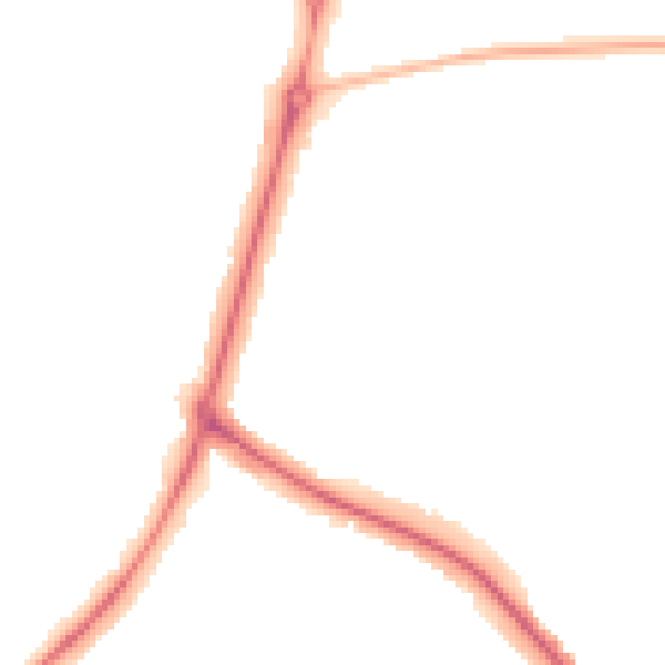 Night-time road noise heatmap for WS5 3AE