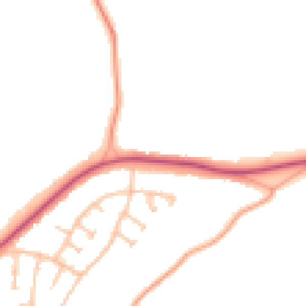 Daytime road noise heatmap for WS5 3AU