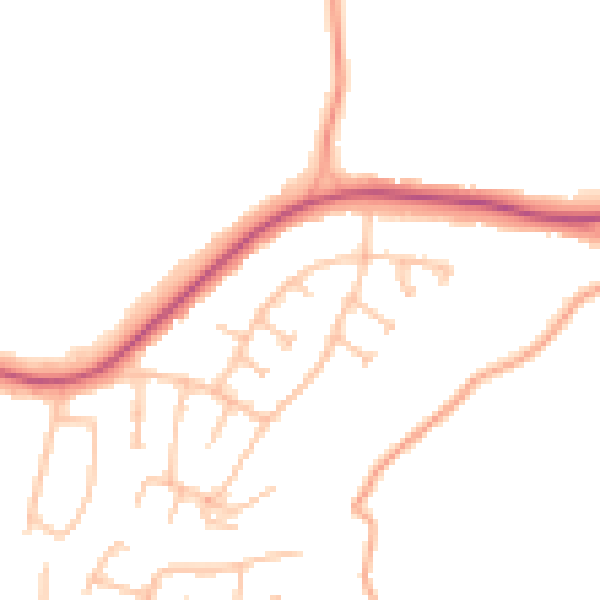 Daytime road noise heatmap for WS5 3DA