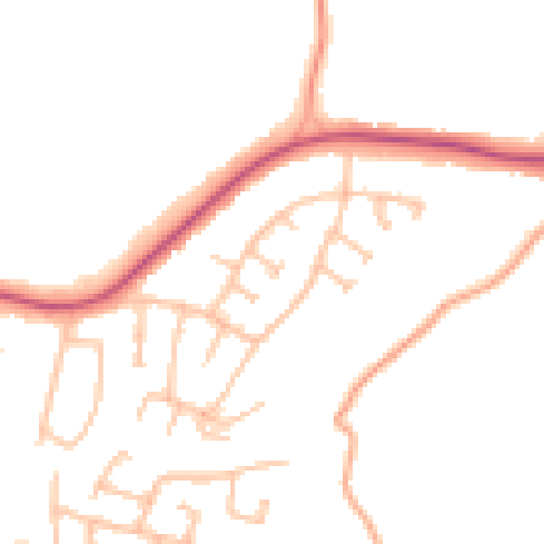 Daytime road noise heatmap for WS5 3DB