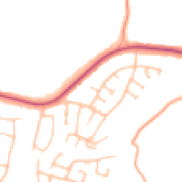 Daytime road noise heatmap for WS5 3DE