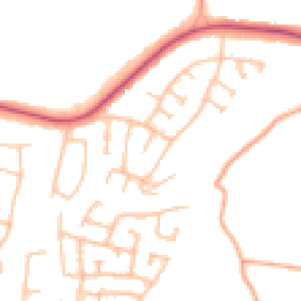 Daytime road noise heatmap for WS5 3DG