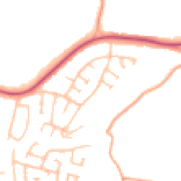Daytime road noise heatmap for WS5 3DH