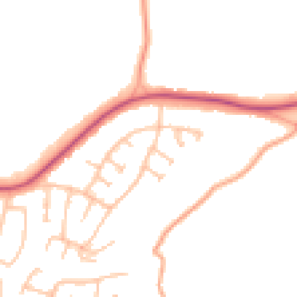 Daytime road noise heatmap for WS5 3DL