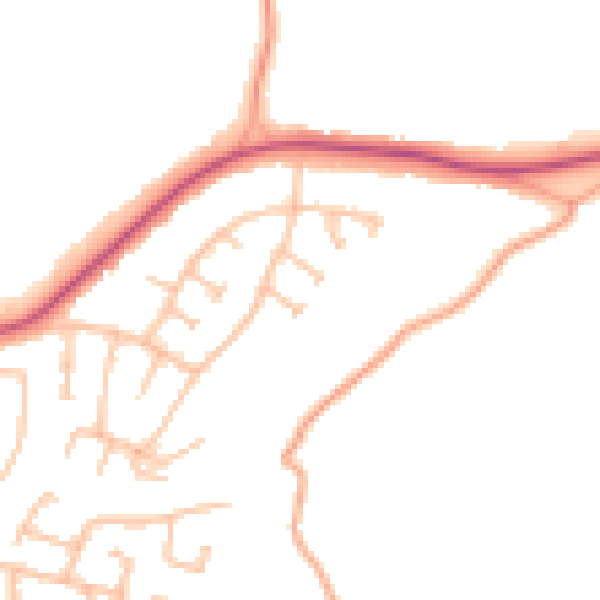 Daytime road noise heatmap for WS5 3DN
