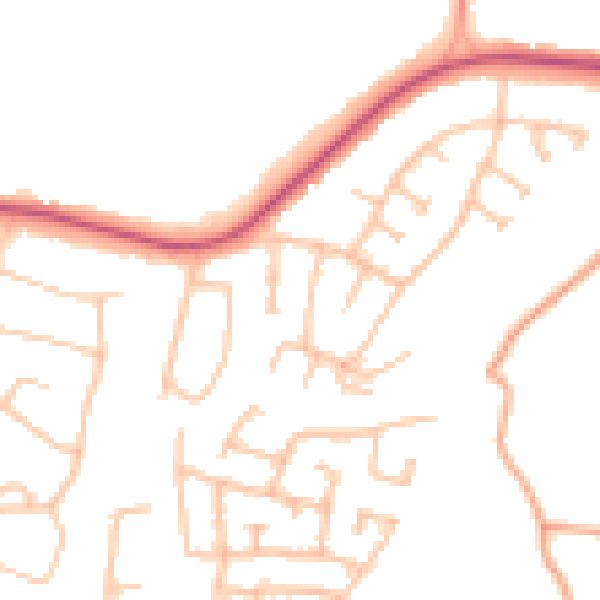 Daytime road noise heatmap for WS5 3DT