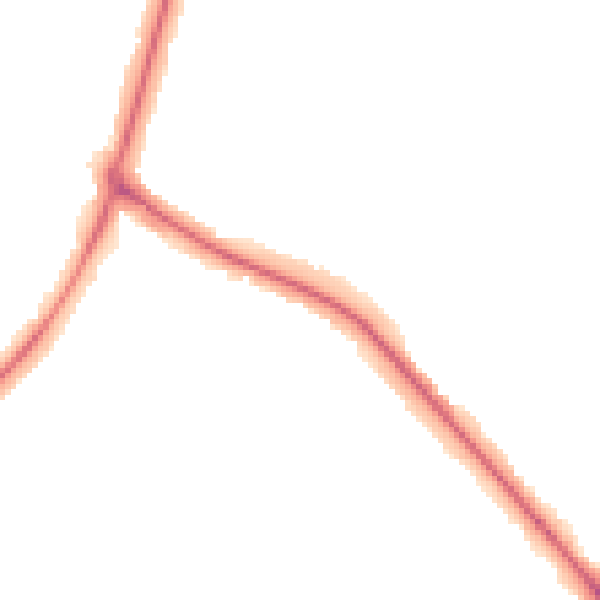 Night-time road noise heatmap for WS5 3NE