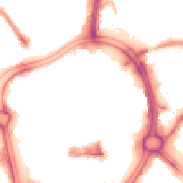 Night-time road noise heatmap for WV1 1DG
