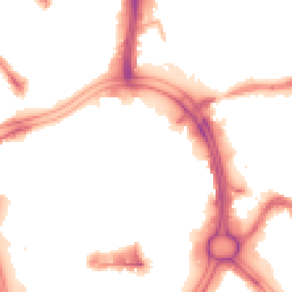 Night-time road noise heatmap for WV1 1ED
